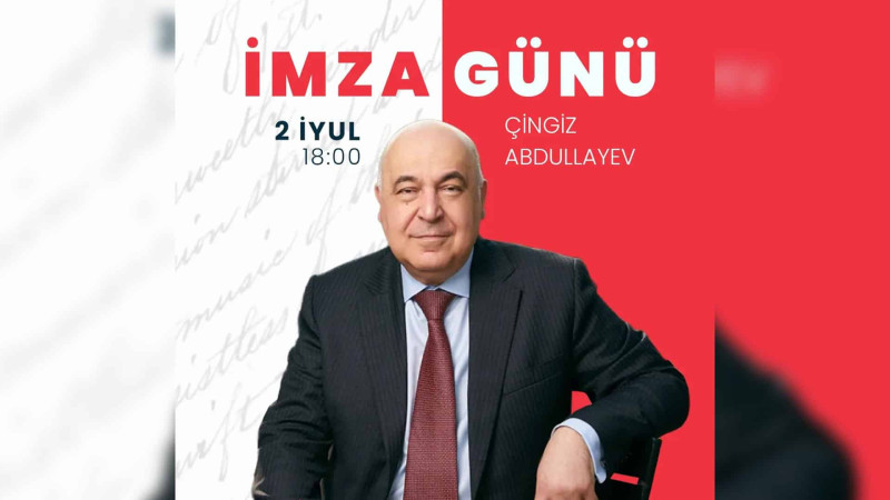 Xalq yazıçısı Çingiz Abdullayevin imza saatı keçiriləcək