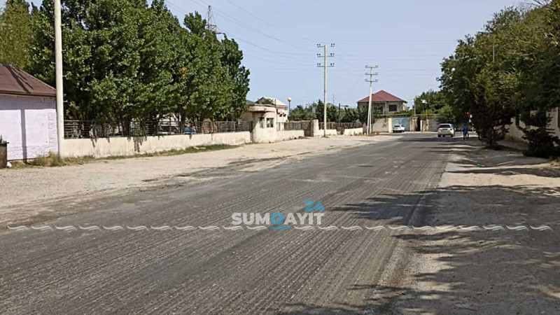 İnşaatçılar küçəsi təmir olunur