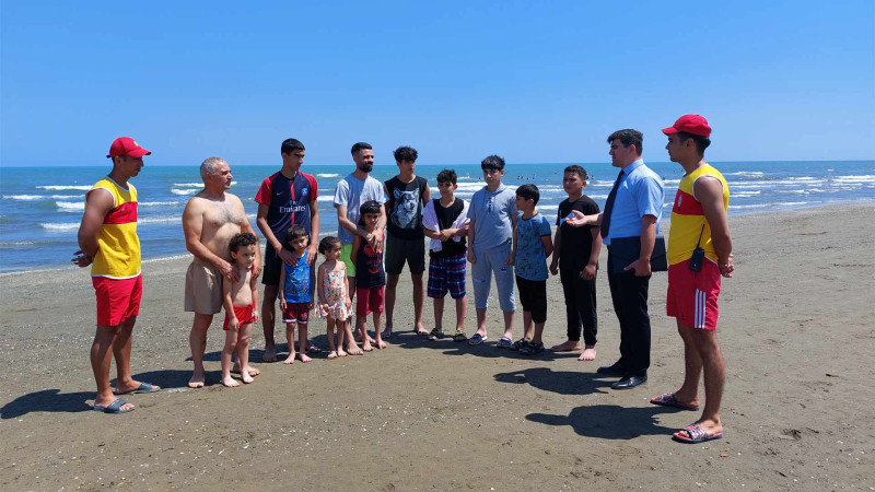 “Çimərliklərdə təhlükəsizlik qaydaları” mövzusunda tədbir keçirilib