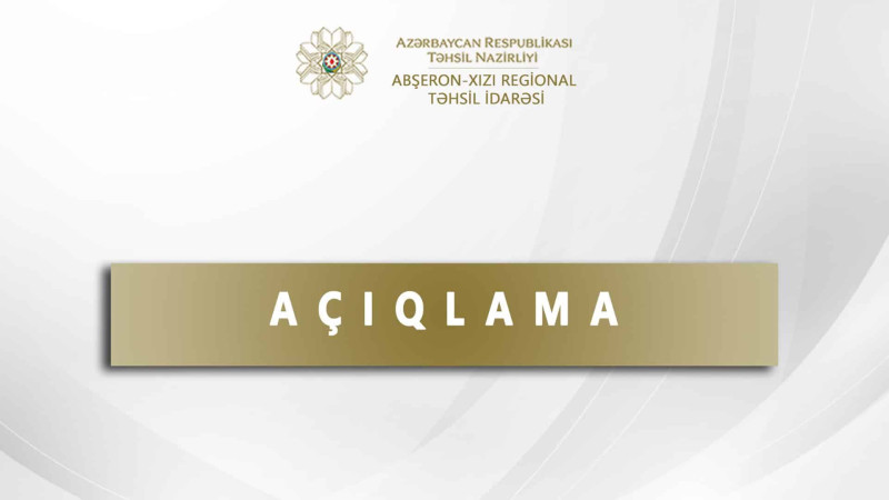 Attestat pulu yığan müəllimlə bağlı açıqlama verilib