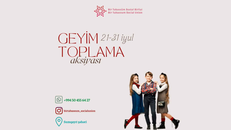 Sumqayıtda aztəminatlı ailələr üçün yardım aksiyası keçiriləcək