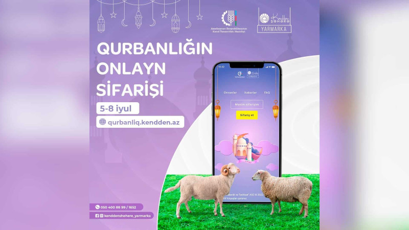 Qurbanlıq qoyunların onlayn satış yarmarkası təşkil olunacaq