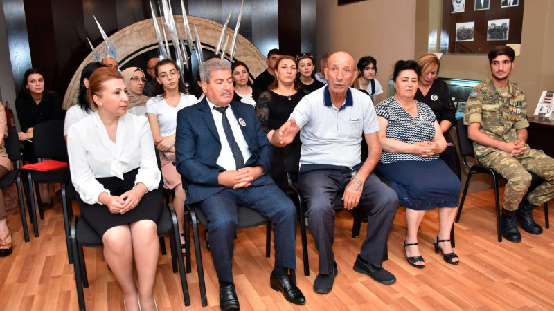 Tarixi Muzeydə “Vətən mənə oğul dedi...” adlı tədbir keçirilib