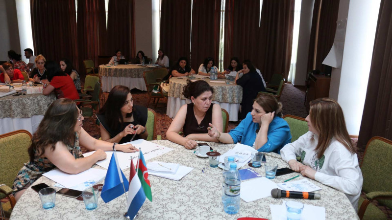 Qadın Resurs Mərkəzlərinin koordinatorları bir araya gəliblər