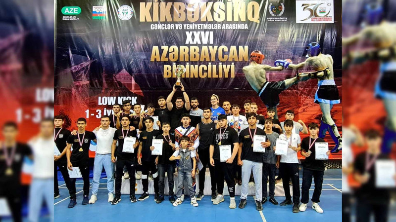 Təmsilçimiz kikboksinq üzrə ölkə birinciliyindən qalib ayrılıb
