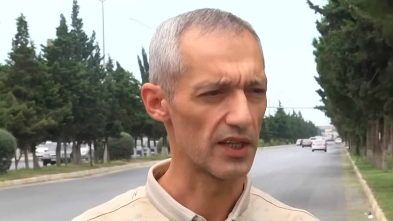 Qadına təpik atan sürücü işinə qaytarılıb