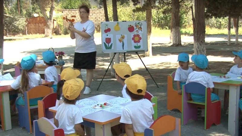 43 nömrəli bağçada yay məşğələləri davam edir