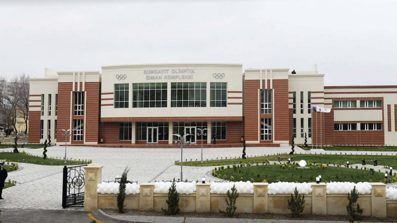 Sumqayıt Olimpiya İdman Kompleksində təmir işlərinə start verilib