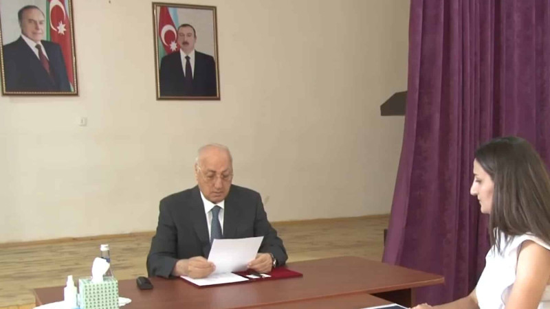 Sumqayıt ŞİH-nin başçısı vətındaşları qəbul edib