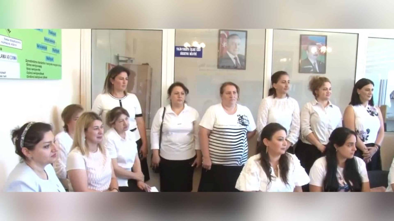 2 nömrəli məktəbin müəllimləri ilə görüş keçirilib