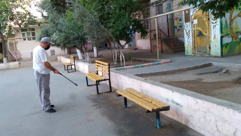 Şəhər ərazisində dezinfeksiya işləri həyata keçirilir