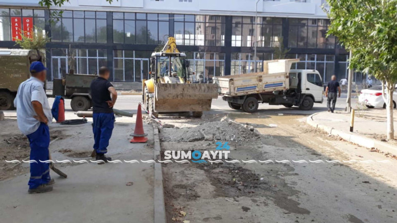 İstismar müddəti bitmiş boru yenisi ilə əvəz edilib