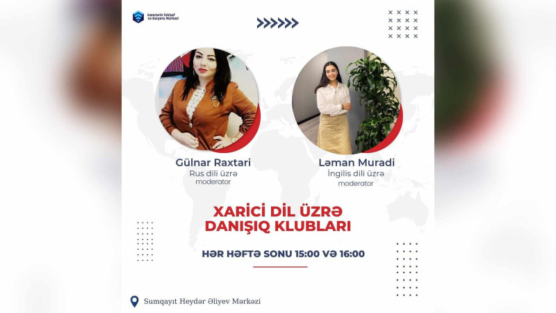Sumqayıtda ingilis və rus dilləri üzrə “Danışıq klubları” təşkil olunur