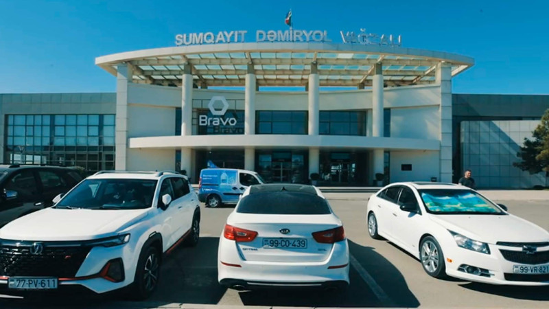 Sumqayıt dəmiryol vağzalında parklanma ödənişli oldu