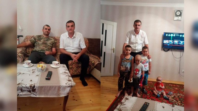 Vətən müharibəsi qazisi ziyarət edilib