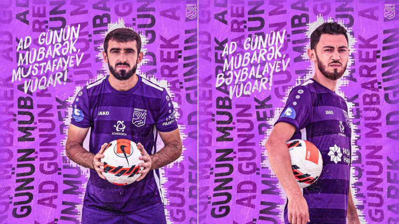 “Sumqayıt” futbol klubunun Vüqarları doğum günlərini qeyd edirlər