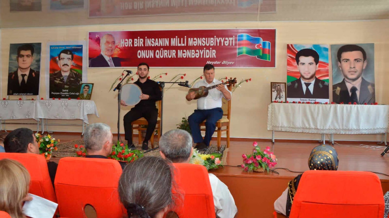 Sumqayıt: eyni gündə şəhid olmuş 4 nəfər polis əməkdaşının xatirəsi yad edilib