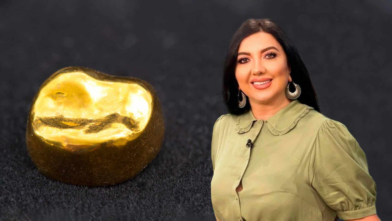 Şair Nazilə Səfərli çimərlikdə 500 manatlıq qızıl diş tapıb