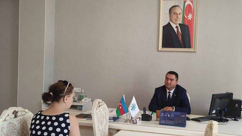 Sumqayıt: deputat Müşfiq Məmmədli sakinlərlə görüşüb