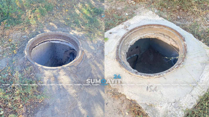 H.Z.Tağıyev qəsəbəsində lüklər qapaqsız qalıb