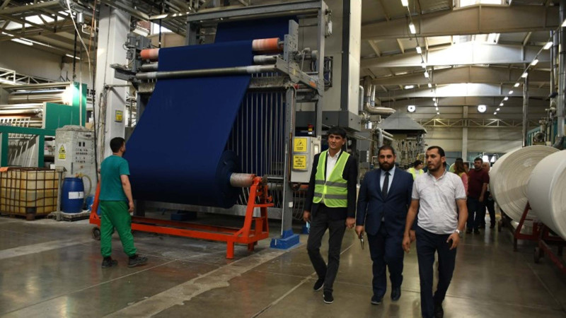 Özbəkistanlı iş adamları Sumqayıtda yerləşən müəssisələrin fəaliyyəti ilə tanış olublar