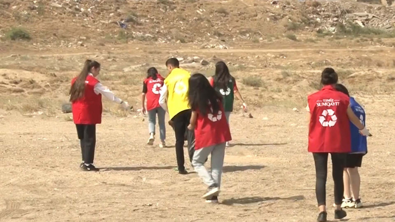 Corat: dəniz sahilində növbəti təmizlik işləri aparılıb