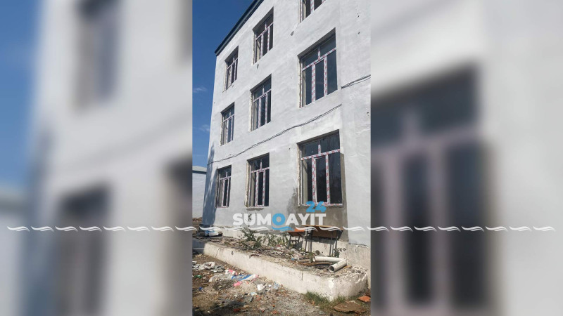 Qəzalı olan 19 nömrəli məktəb əsaslı şəkildə təmir edilir