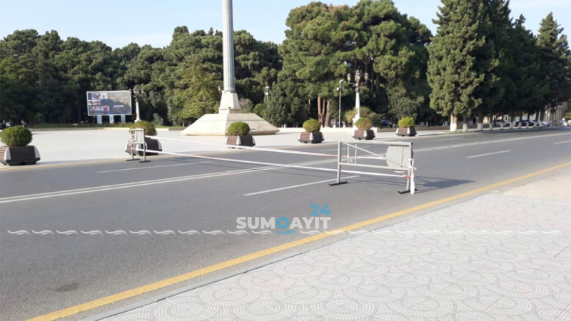 Mərkəzi prospekt günortadan sonra bağlı olacaq