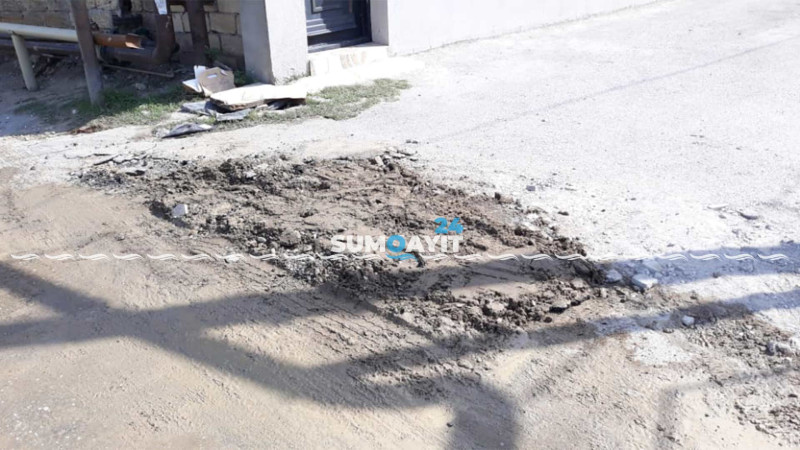 Coratda içməli su borusunda qəza baş verib