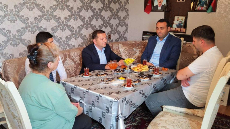 Şəhid və qazi ailələri ilə görüşlər keçirilib
