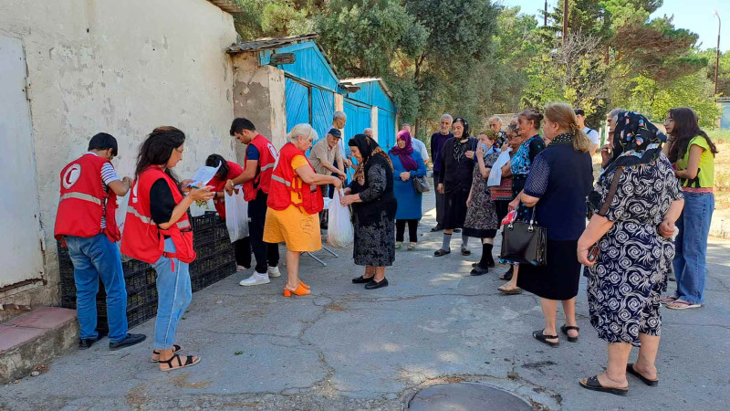 Sumqayıtda 160 ailə üçün xeyriyyə aksiyası keçirilib