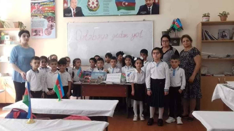 Kitabxana əməkdaşları Vətən müharibəsinə həsr olunan tədbir təşkil ediblər