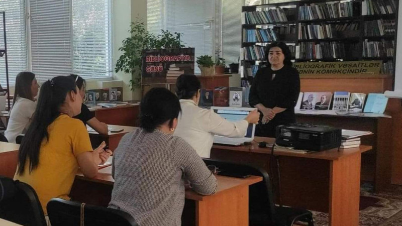 Kitabxana mütəxəssisləri “Biblioqrafiya günü” adlı tədbirdə çıxış ediblər