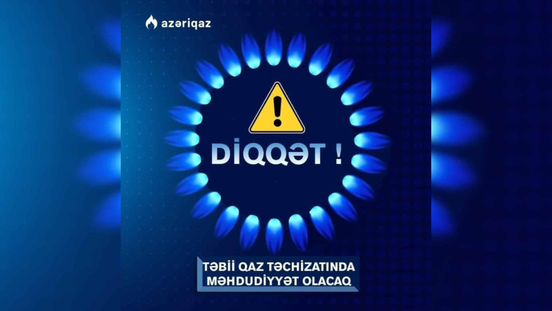 H.Z.Tağıyev qəsəbəsində qazın verilişi dayandırılacaq