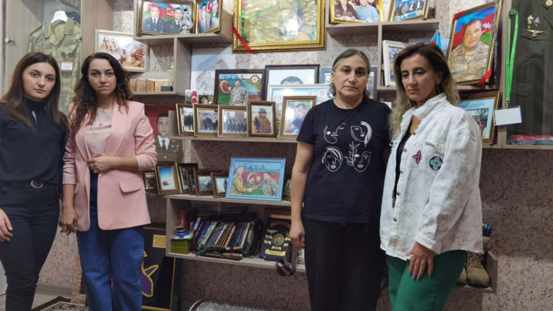 Sumqayıtda şəhid Ramiz Cəfərovun ailəsi ilə görüş keçirilib