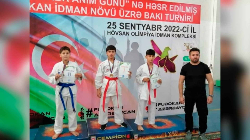 Şagirdimiz fudokan idman növü üzrə turnirdə 2-ci yerə sahib olub