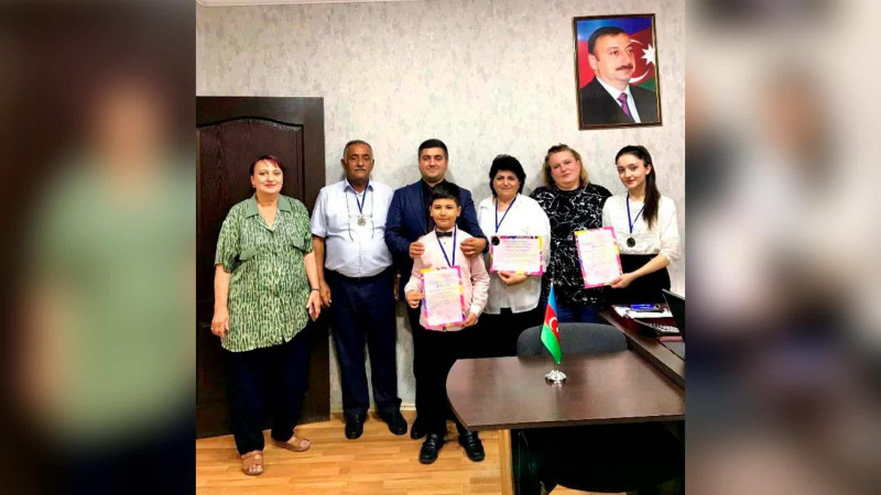 Ukraynanın nümayəndə heyəti İncəsənət məktəbinin qaliblərini təbrik edib