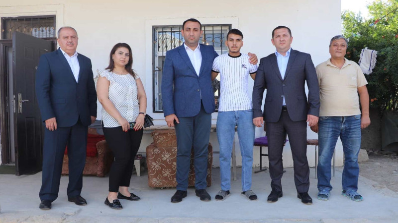 İdman ictimaiyyəti nümayəndələri qazini ziyarət ediblər