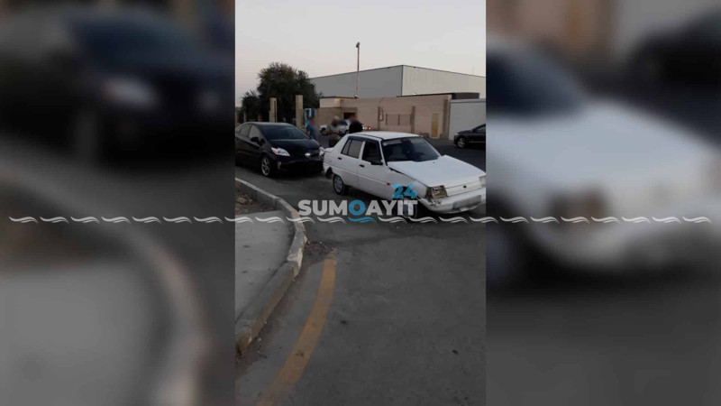 Sumqayıtda zəncirvari qəza baş verib