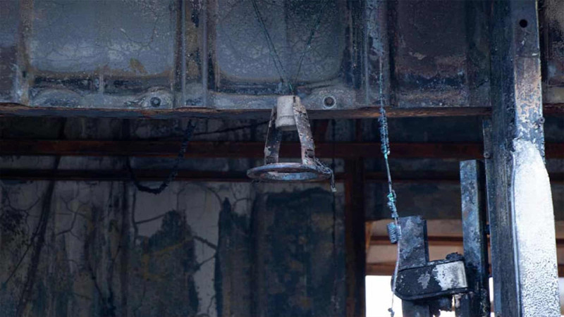 Elektrik otağında baş vermiş yanğın söndürülüb
