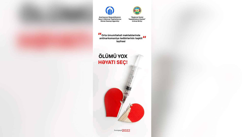Şagirdlərə narkotik istifadəsinin ağır fəsadları haqda məlumat veriləcək