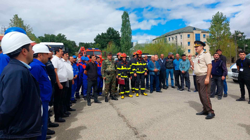 FHN-in mülki müdafiə məşqi baş tutub