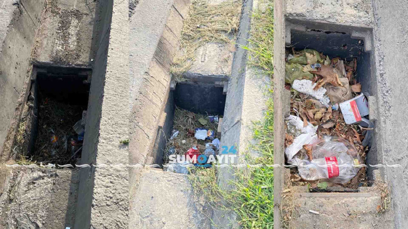 Şəhərin bəzi küçələrində yağış suları üçün nəzərdə tutulmuş quyular qapaqsız qalıb