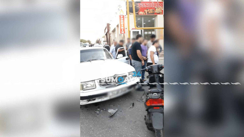 Sumqayıtda qəza: xəsarət alan var