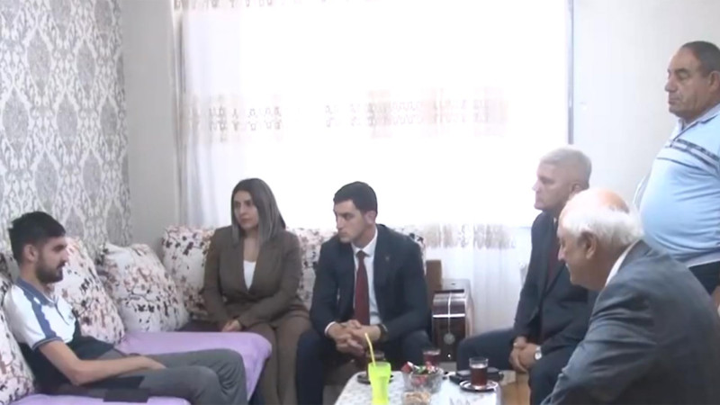 Sumqayıtda qazi Rəvan Əzizov ziyarət edilib