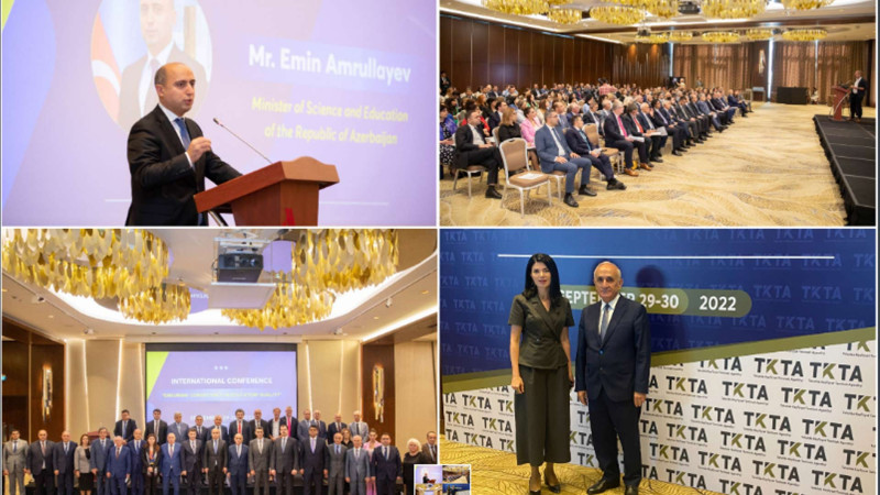 “Təhsildə davamlı keyfiyyət təminatı adlı beynəlxalq konfransın açılışı olub