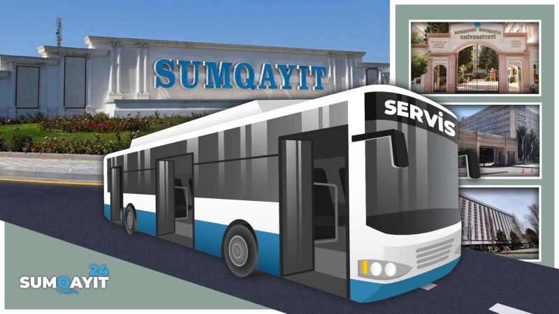 Sumqayıtlı tələbələri paytaxt universitetlərinə çatdıran servis avtobusları