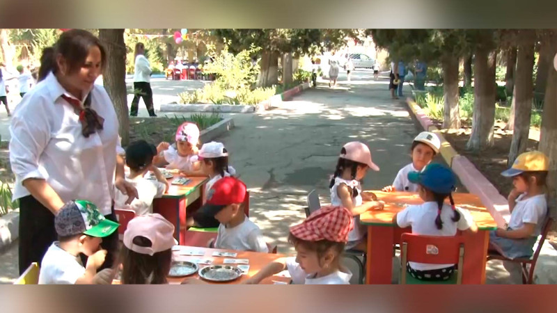 47 nömrəli bağçada uşaqların yay məşğələsi davam edir