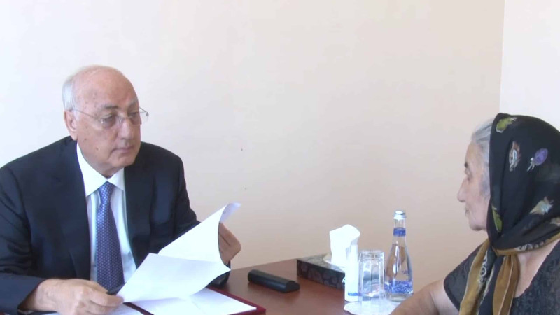 Sumqayıt: icra baçşısı vətəndaşlarla görüşüb