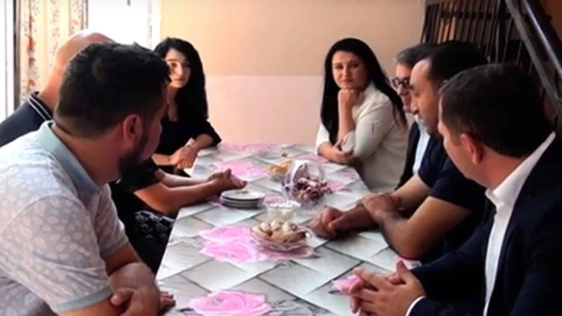 Şəhid Anar Heydərovun ailəsi ziyarət edilib